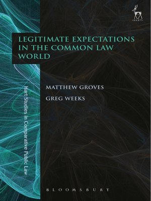 cover image of Legitimate Expectations in the Common Law World